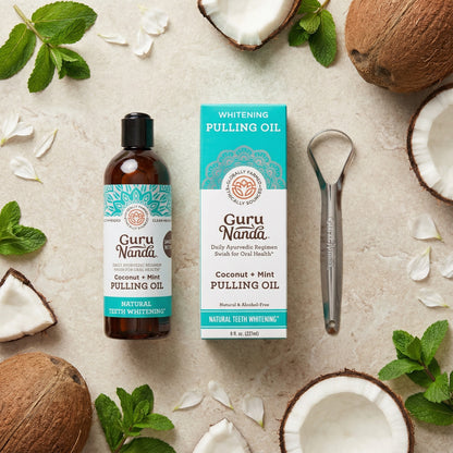 Aceite Dental CocoMint GuruNanda® – Aliento Fresco y Limpieza Natural